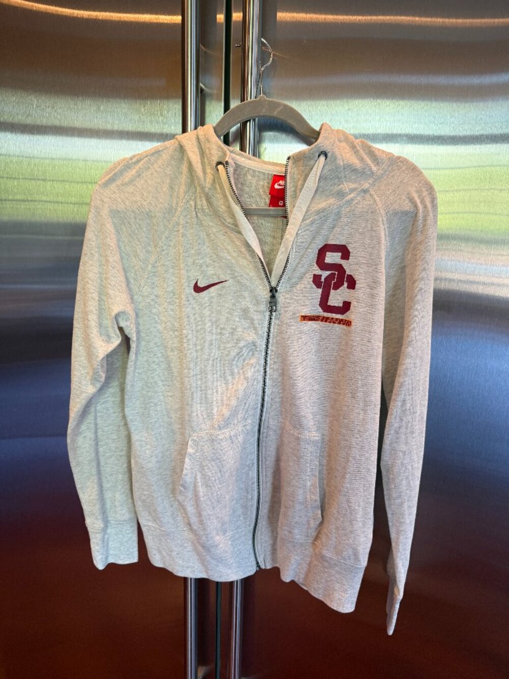 USC NIKE women's zip sweatshirt, size medium